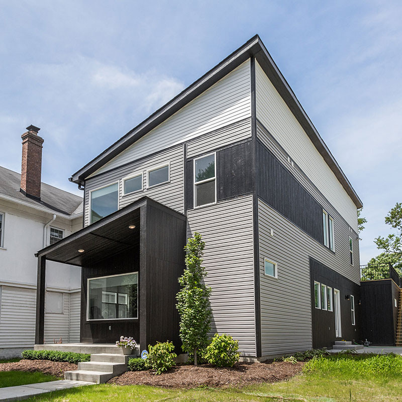 custom home exterior