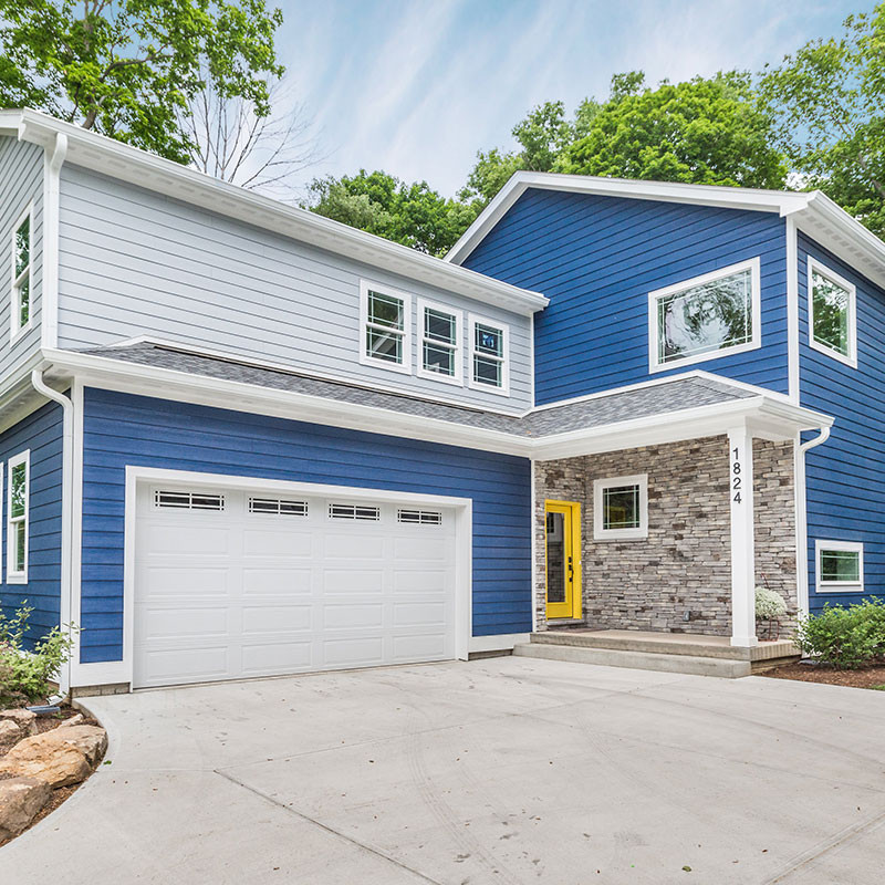 new home exterior