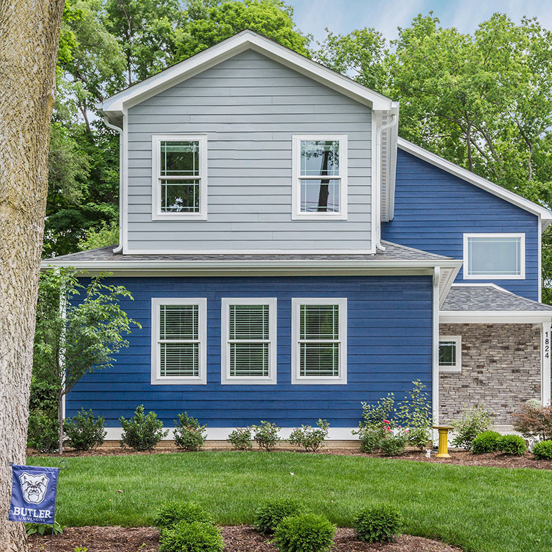 beautiful custom home exterior