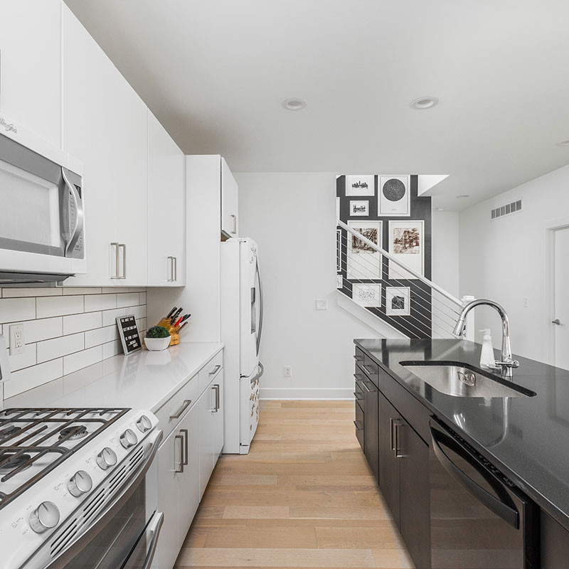 new kitchen in new home