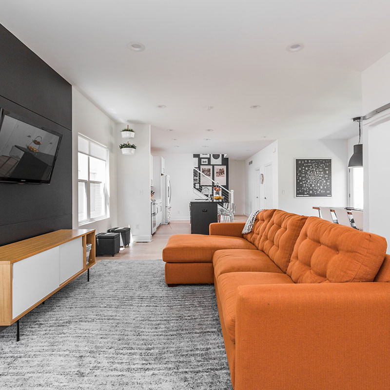custom living room design Indianapolis