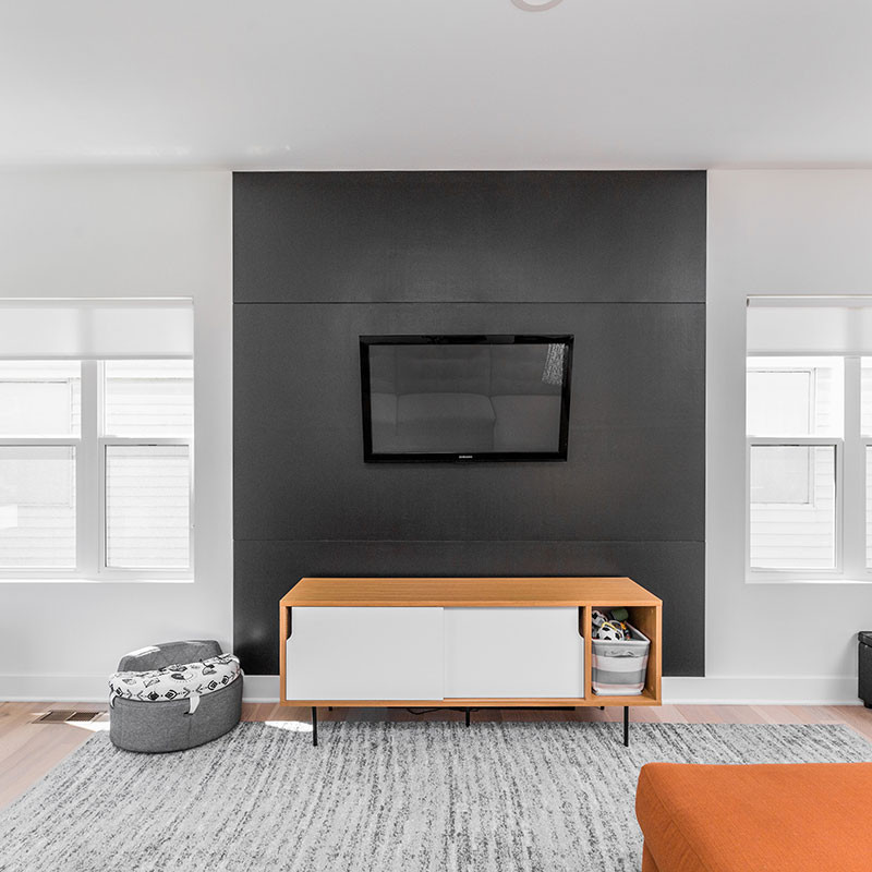 Custom designed living room
