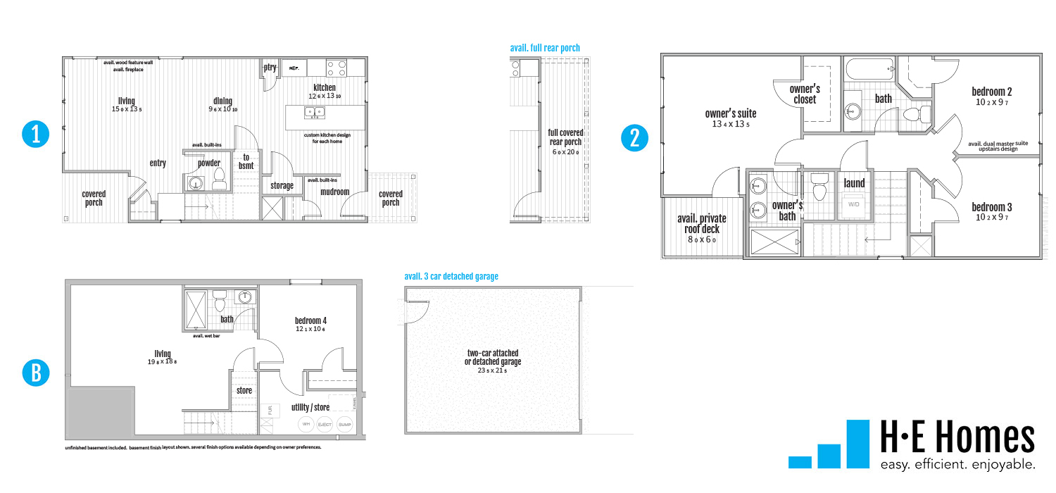 Establish Floorplan - H-E Homes