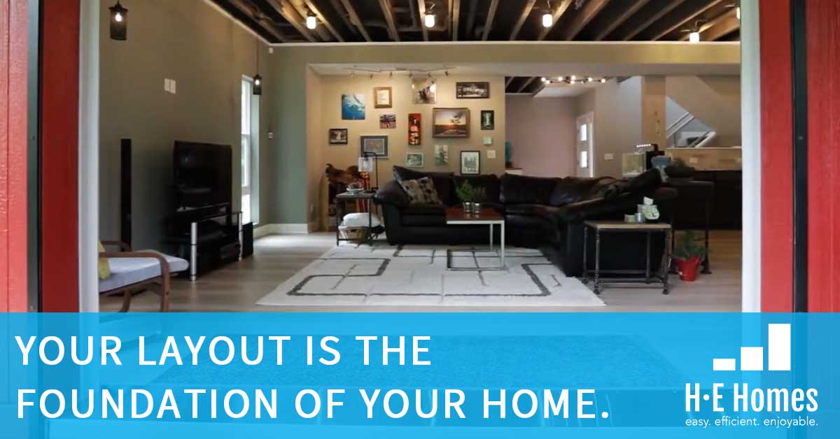 custom home layout